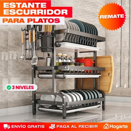 Escurridor de Platos 3 Niveles