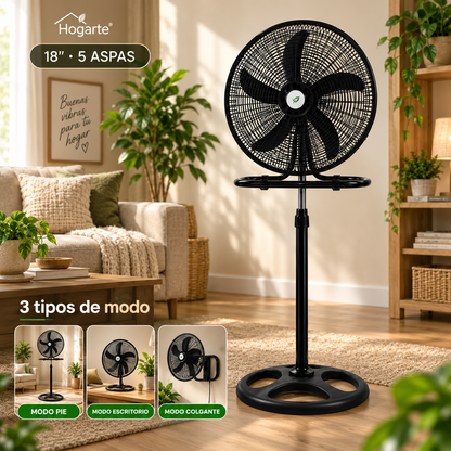 Ventilador 3 en 1 de 18 pulgadas