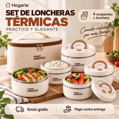 Lonchera Térmica Hermética X4